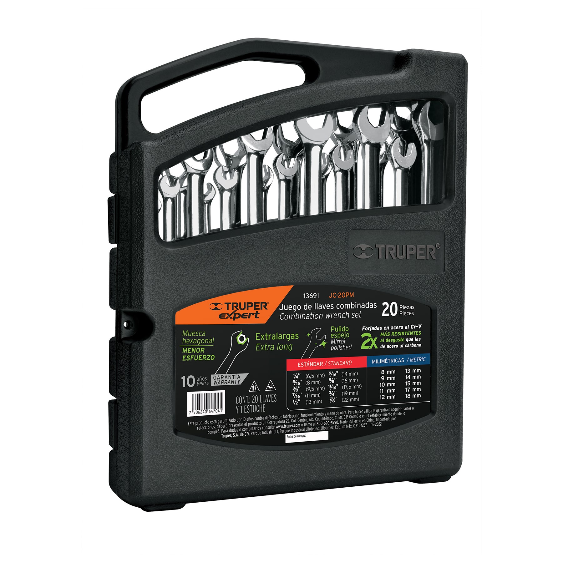 juego de llaves con su estuche